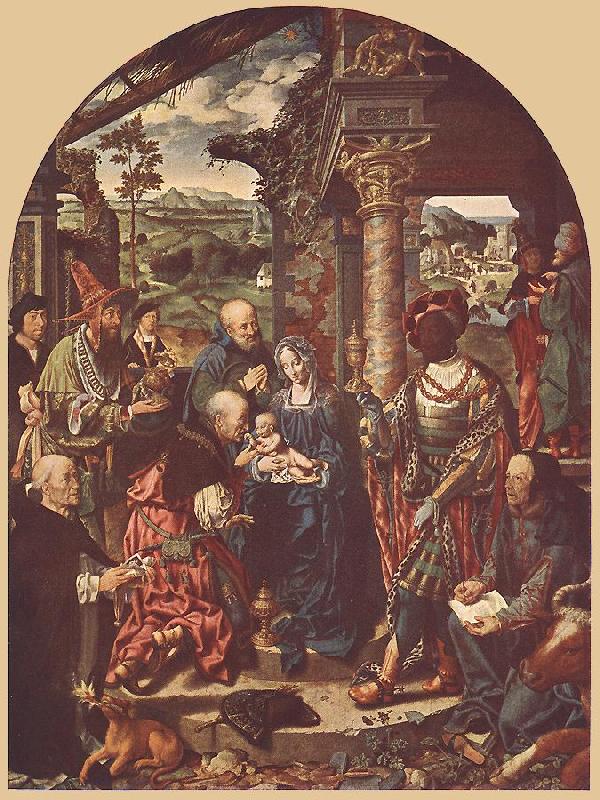 CLEVE, Joos van Adoration of the Magi sdf France oil painting art